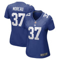 Women s Nike Fabian Moreau Royal New York Giants Game Player Jersey