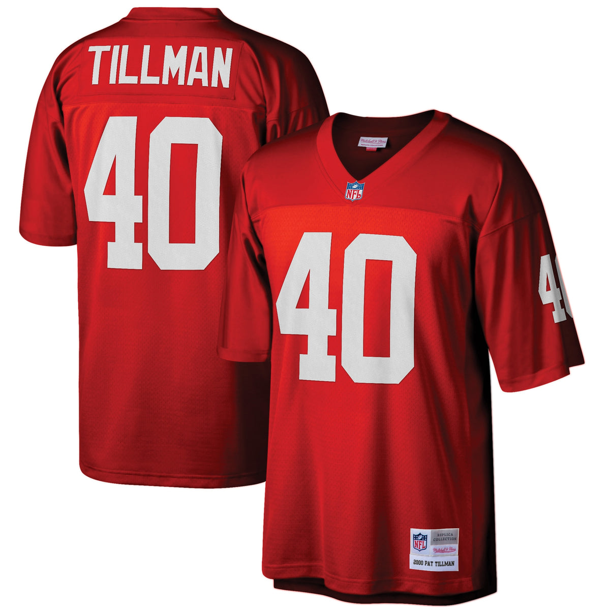 Pat Tillman Arizona Cardinals Mitchell   Ness Big   Tall 2000 Retired Player Replica Jersey   Cardinal