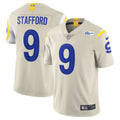 Men s Nike Matthew Stafford Bone Los Angeles Rams Vapor Limited Jersey