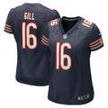Women s Nike Trenton Gill Navy Chicago Bears Game Player Jersey