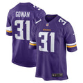 Men s Nike Tay Gowan Purple Minnesota Vikings Home Game Player Jersey