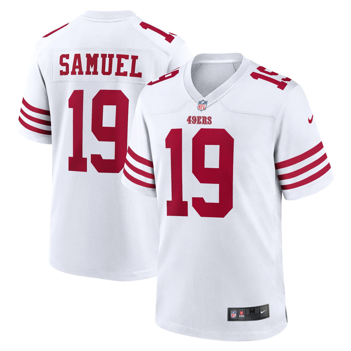 Men s Nike Deebo Samuel White San Francisco 49ers Player Game Jersey