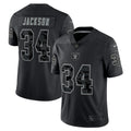 Bo Jackson Las Vegas Raiders Nike Retired Player RFLCTV Limited Jersey   Black