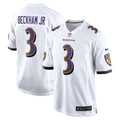 Men s Nike Odell Beckham Jr. White Baltimore Ravens Game Jersey