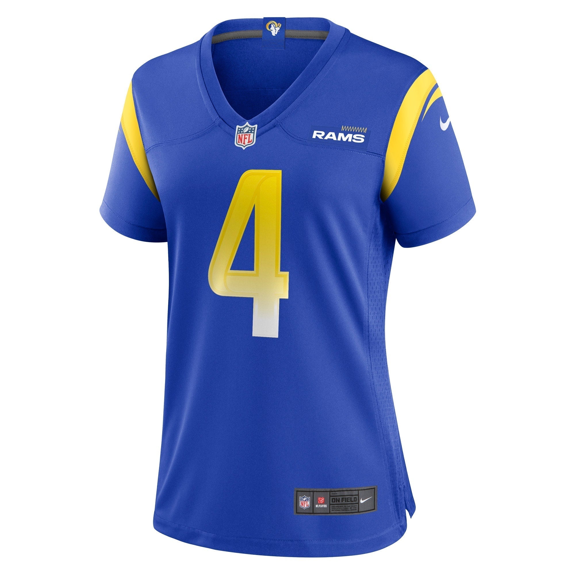Women s Nike Jordans Fuller Royal Los Angeles Rams Game Player Jersey