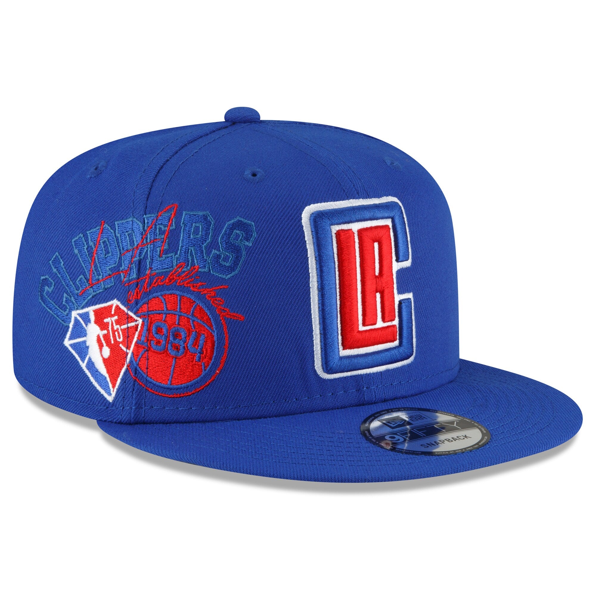 LA Clippers New Era Back Half 9FIFTY Snapback Adjustable Hat - Royal