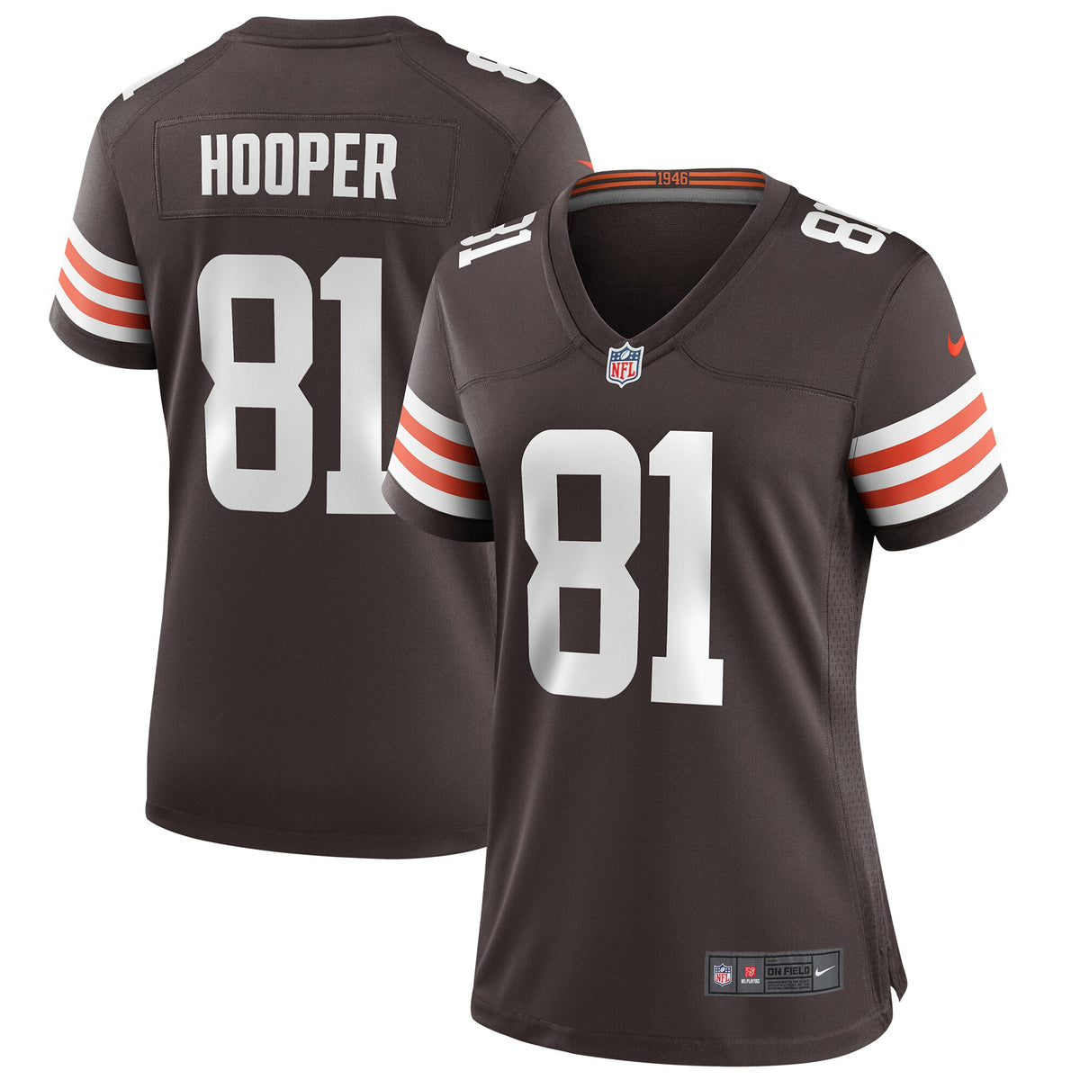 Austin Hooper Cleveland Browns Nike Women s Game Jersey   Brown