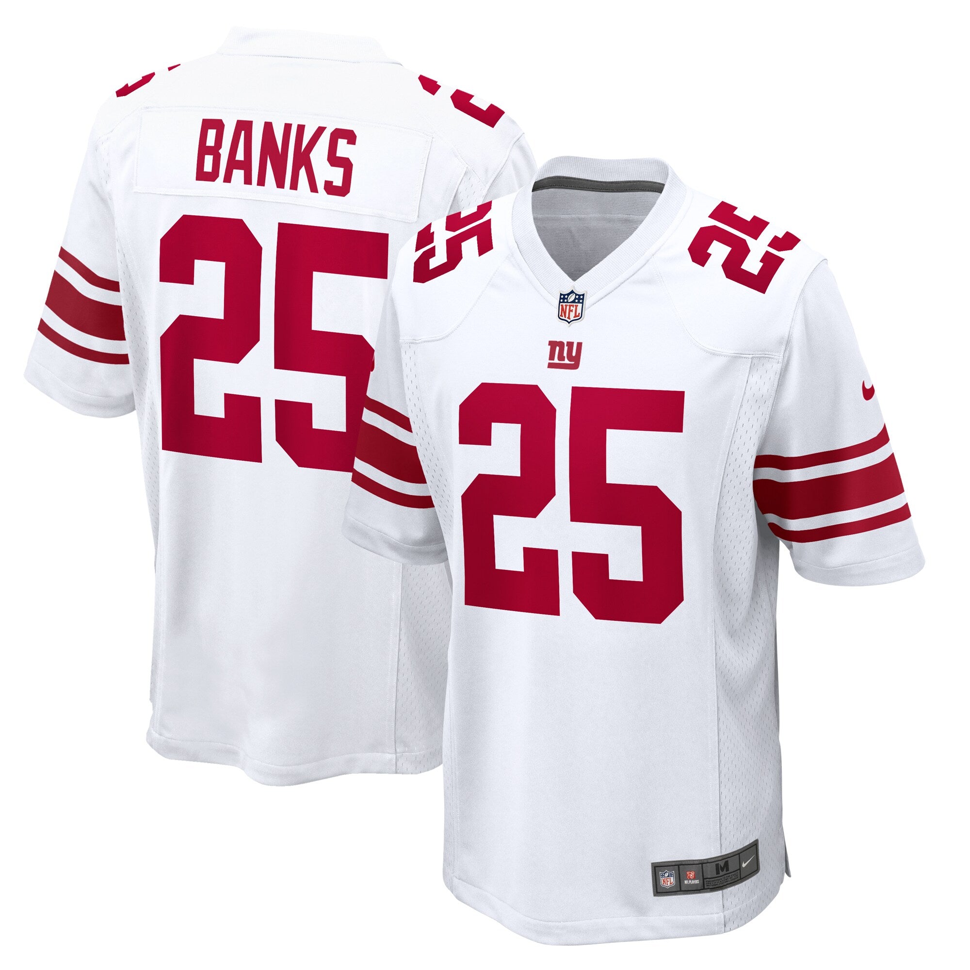 Deonte Banks New York Giants Nike Game Jersey White