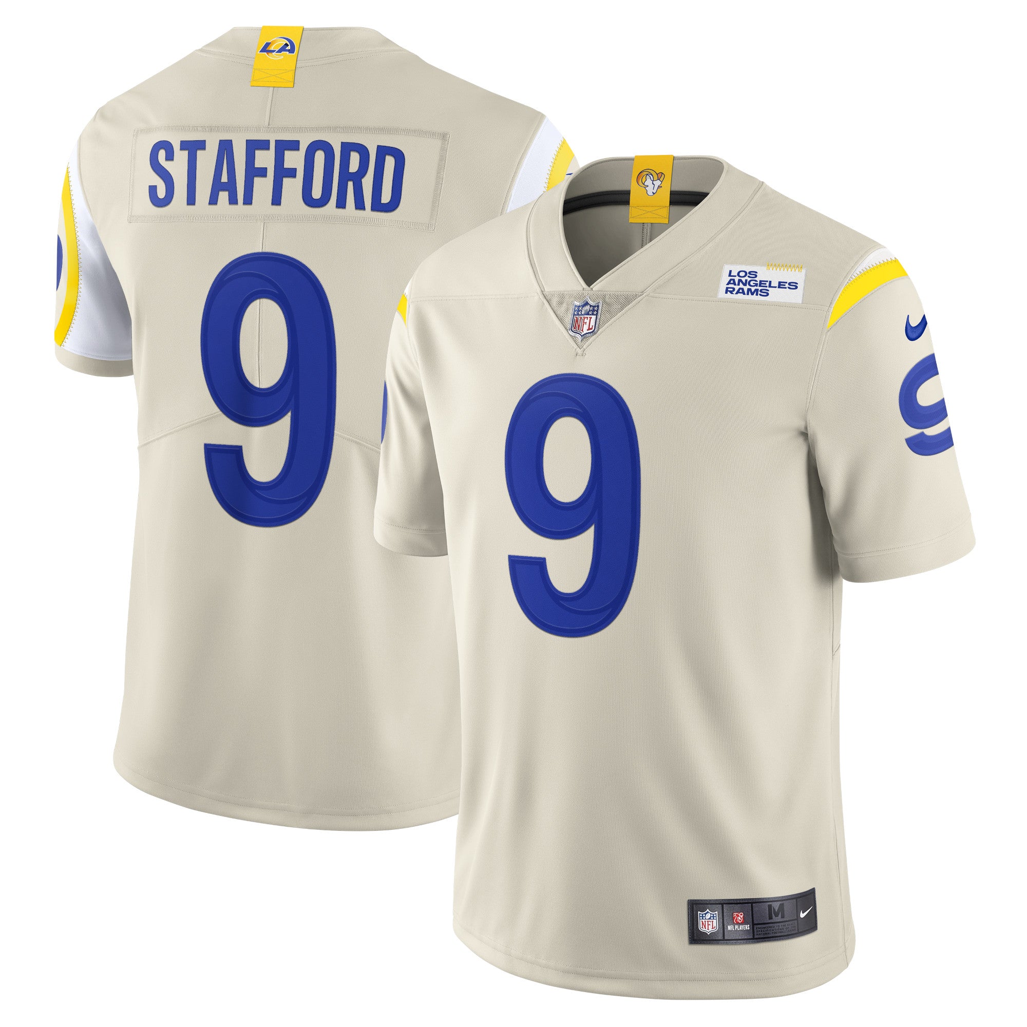Matthew Stafford Los Angeles Rams Nike Vapor Limited Jersey   Bone