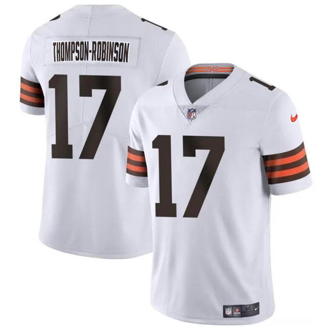 Men s Cleveland Browns Dorian Thompson-Robinson White Vapor Untouchable Limited Stitched Jerseys