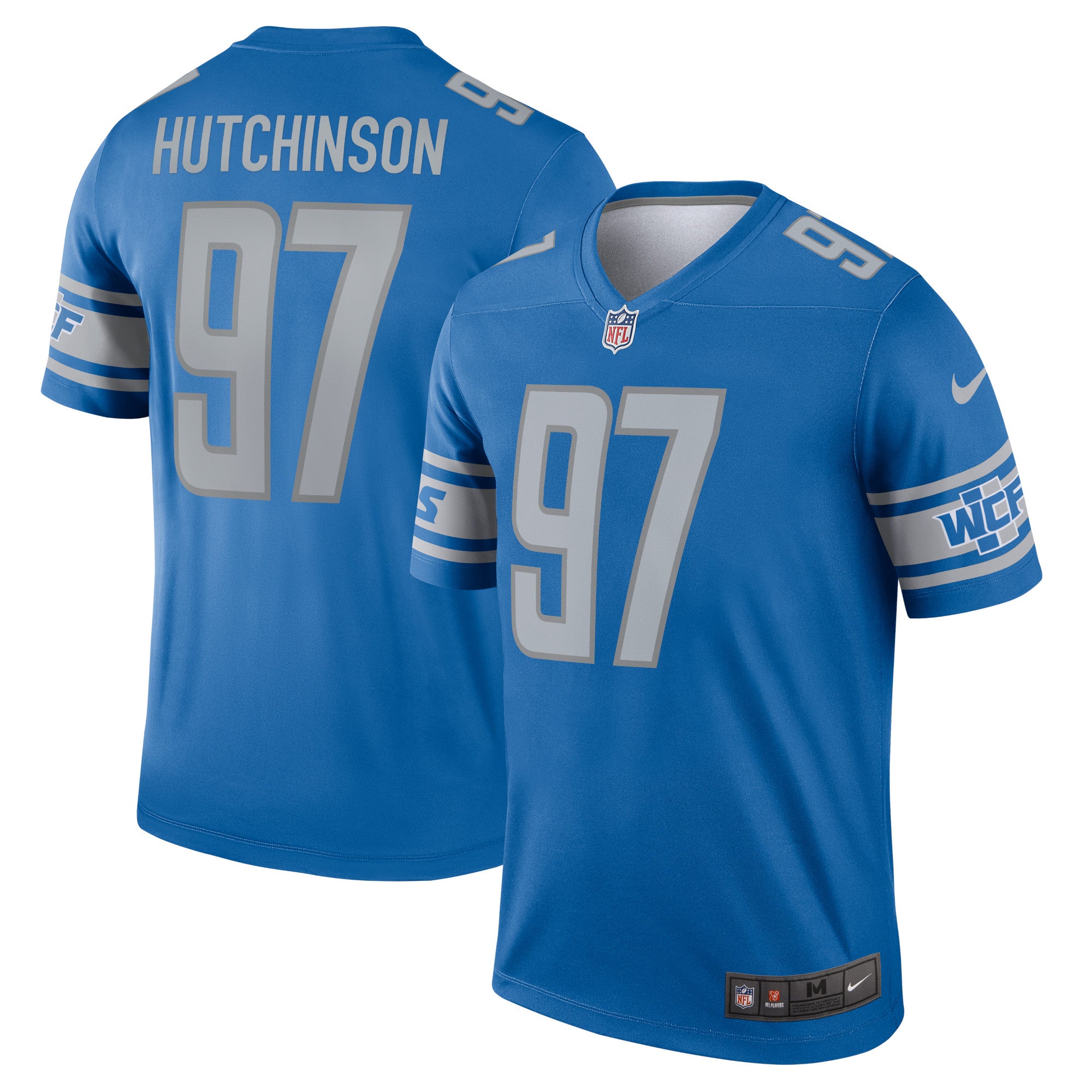 Aidan Hutchinson Detroit Lions Nike Legend Jersey   Blue