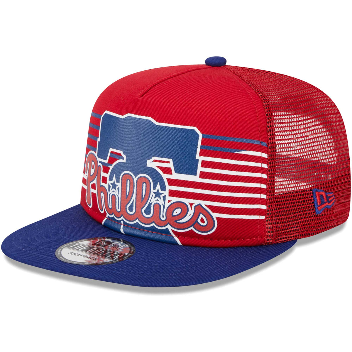 Philadelphia Phillies New Era Speed Golfer Trucker Snapback Hat - Red
