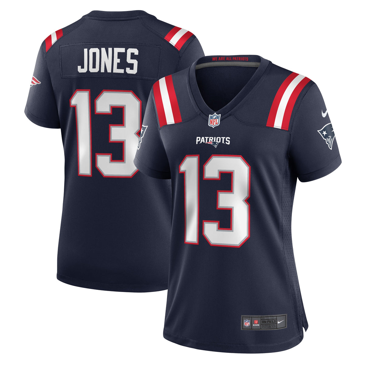 Jack Jones New England Patriots Nike Women s Game Player Jersey   Navy