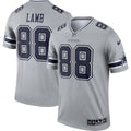 Men s Nike CeeDee Lamb Gray Dallas Cowboys Inverted Legend Jersey