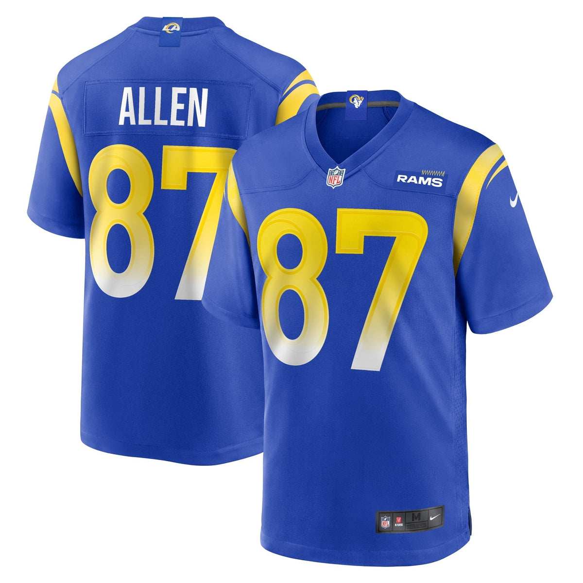 Men s Nike Davis Allen Royal Los Angeles Rams Home Game Jersey
