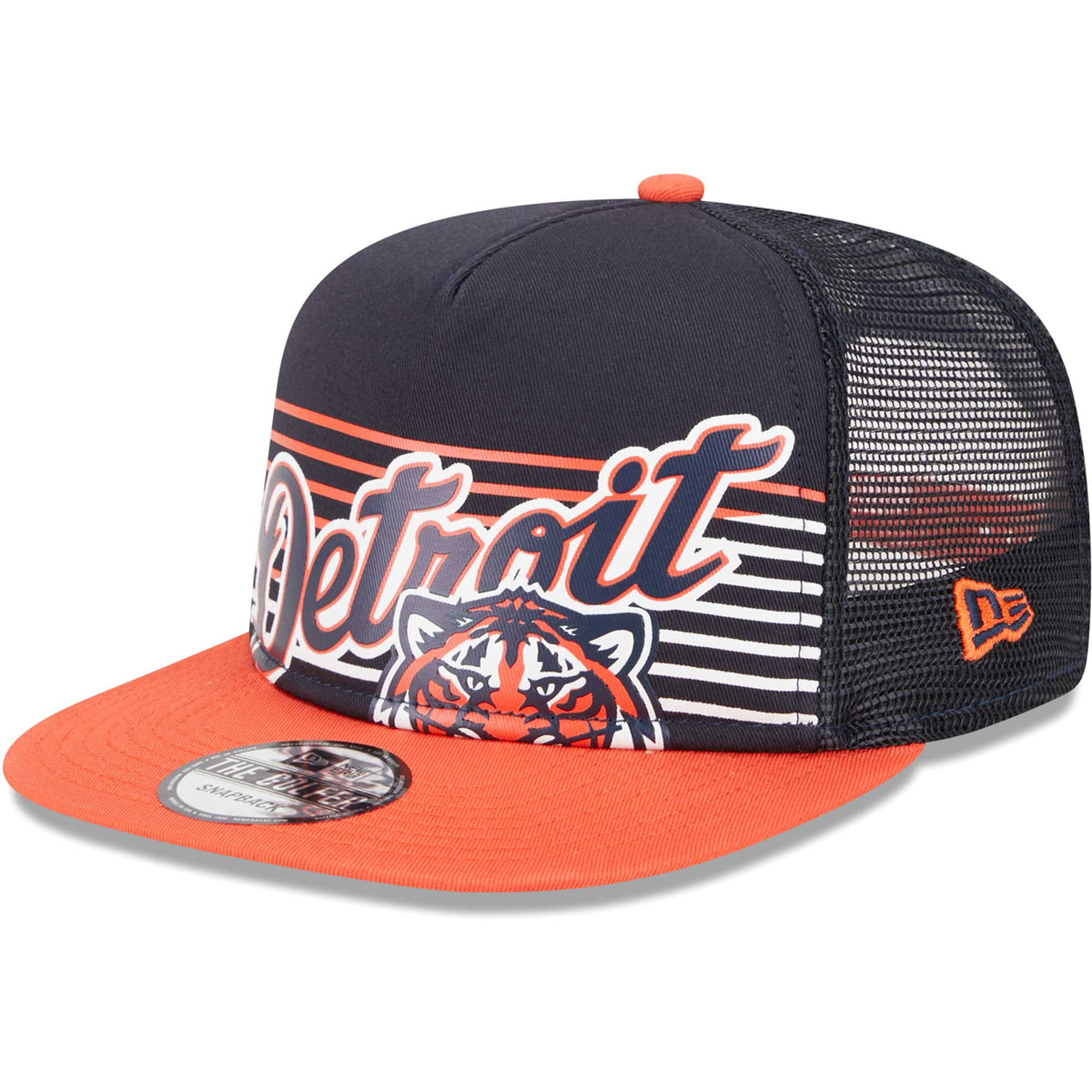Detroit Tigers New Era Speed Golfer Trucker Snapback Hat - Navy
