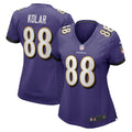Charlie Kolar Baltimore Ravens Nike Women s Player Game Jersey   Purple