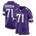 Men s Nike Christian Darrisaw Purple Minnesota Vikings Game Jersey