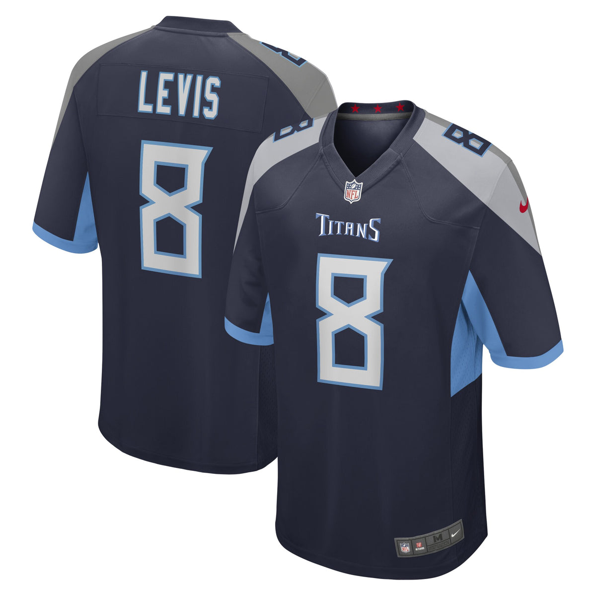 Will Levis Tennessee Titans Nike 2023 NFL Draft Pick Game Jersey   Navy