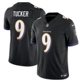 Justin Tucker Baltimore Ravens Nike Vapor F.U.S.E. Limited Jersey   Black