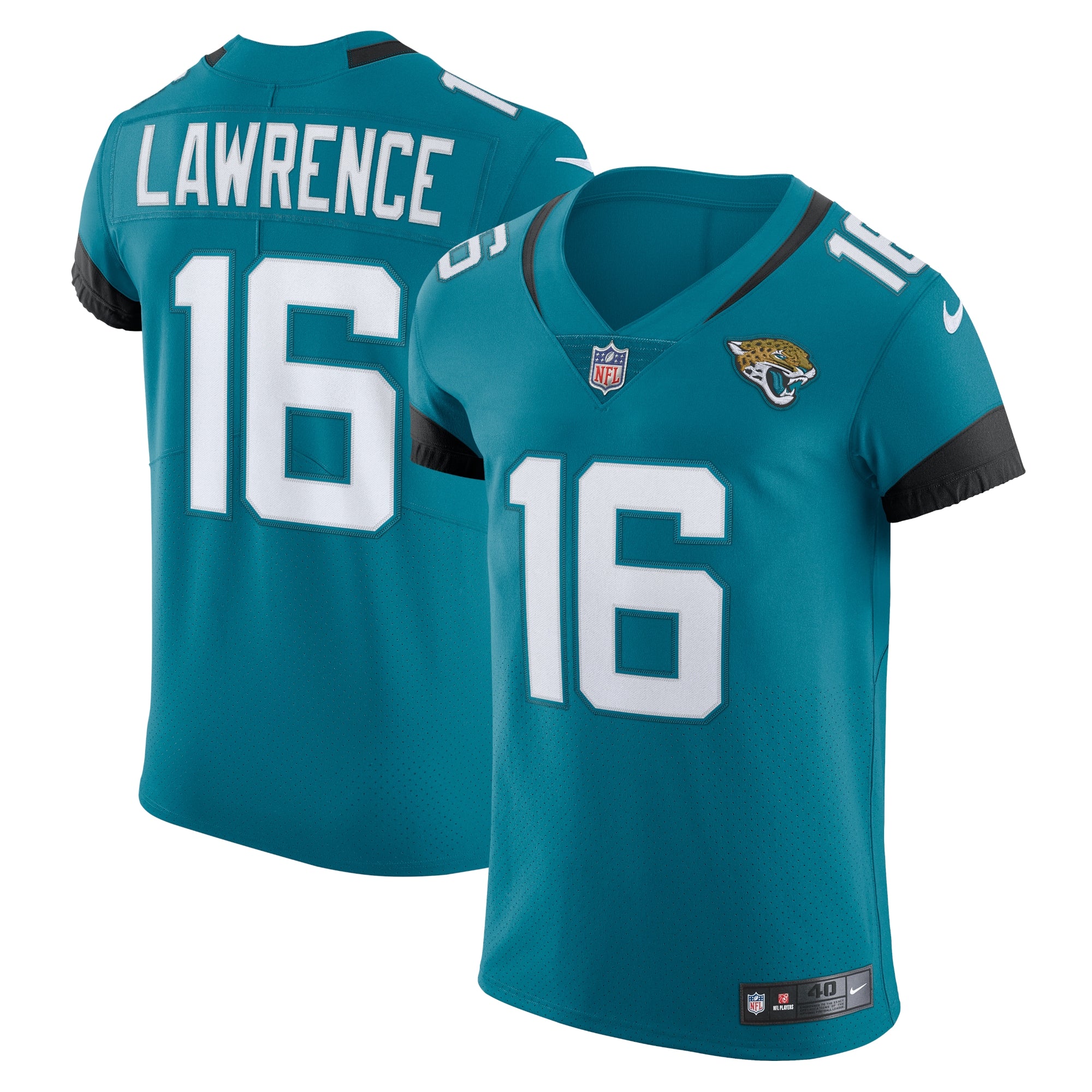 Trevor Lawrence Jacksonville Jaguars Nike Vapor Elite Jersey   Teal