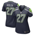 Women s Nike Tariq Woolen College Navy Seattle Seahawks Game Player Jersey