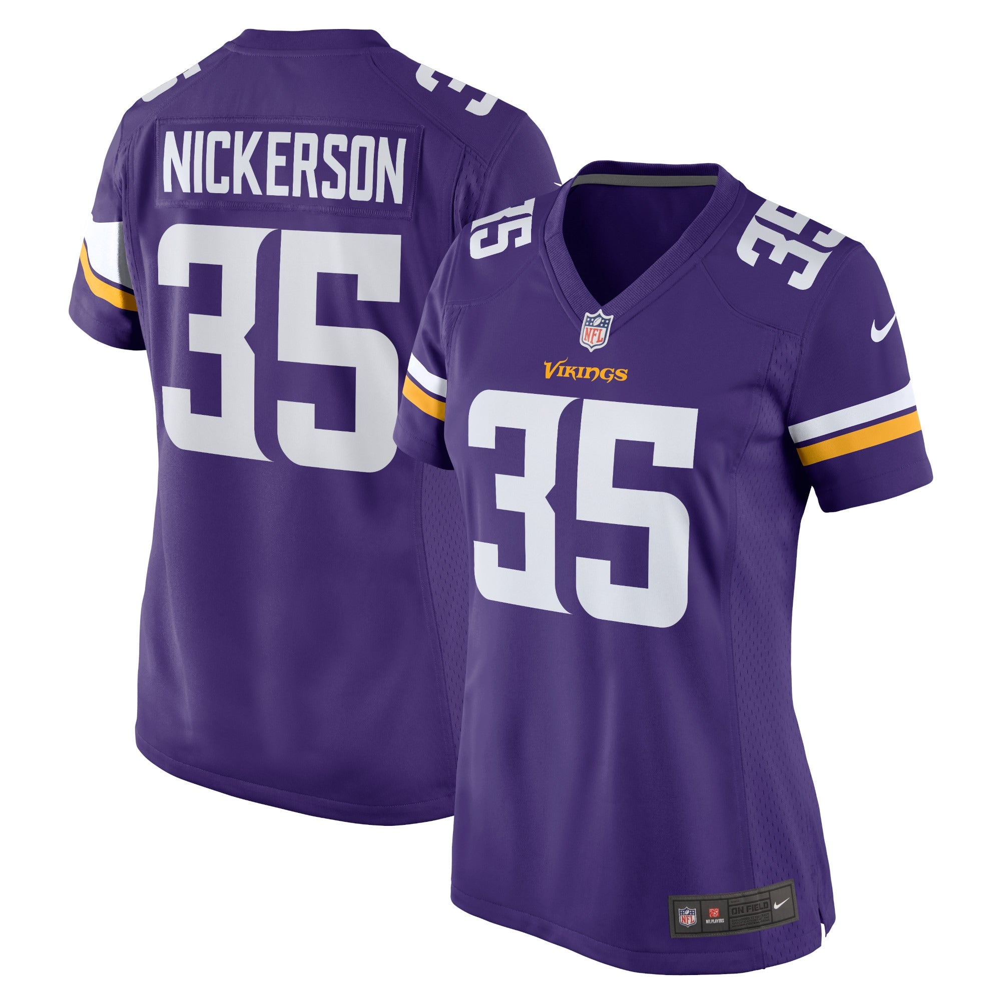 Parry Nickerson Minnesota Vikings Nike Women s Home Game Player Jersey   Purple
