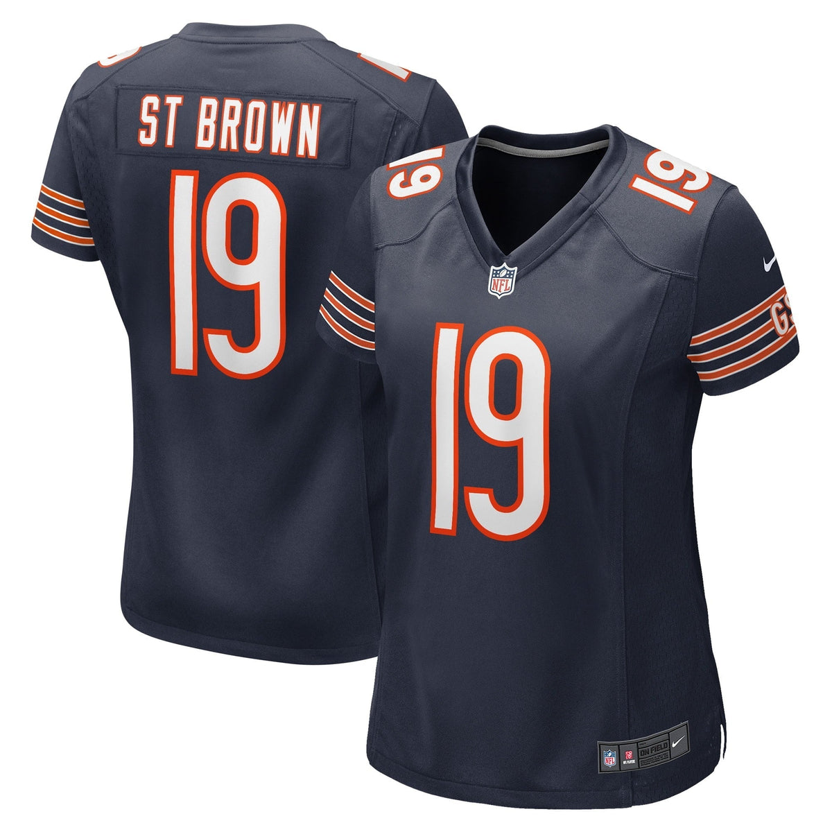 Women s Nike Equanimeous St. Brown Navy Chicago Bears Game Player Jersey