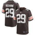 Sheldrick Redwine Cleveland Browns Nike Game Jersey   Brown