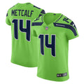 Men s Nike DK Metcalf Neon Green Seattle Seahawks Alternate Vapor Elite Player Jersey