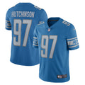 Aidan Hutchinson Detroit Lions Nike Team Vapor Limited Jersey   Blue