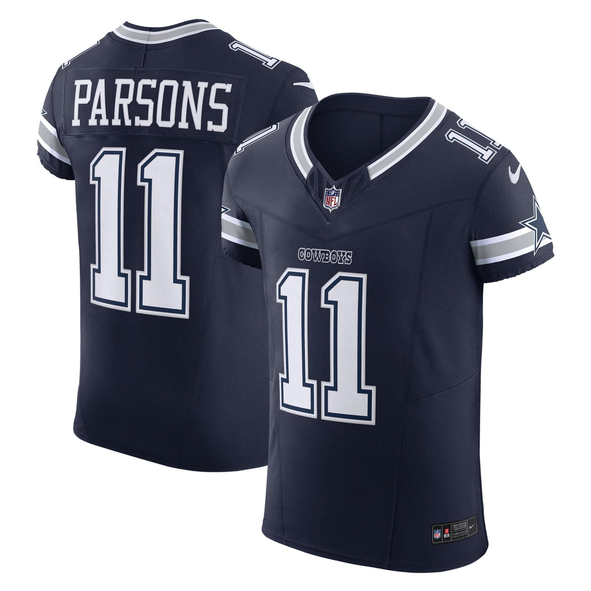 Men s Nike Micah Parsons Navy Dallas Cowboys Vapor F.U.S.E. Elite Jersey