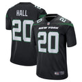 Men s Nike Breece Hall Stealth Black New York Jets Alternate Game Player Jersey