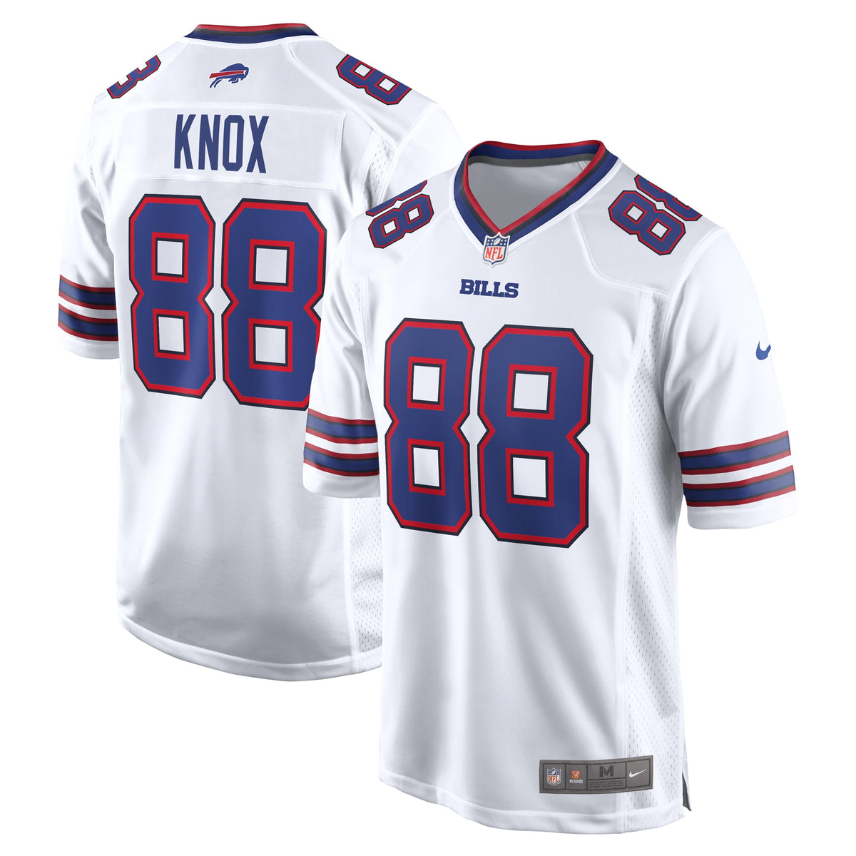 Dawson Knox Buffalo Bills Nike Away Game Player Jersey   White