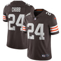 Men s Nike Nick Chubb Brown Cleveland Browns Vapor Limited Jersey