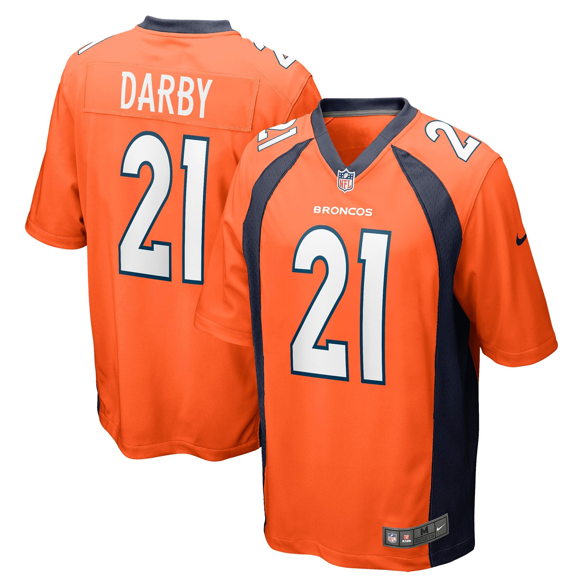 Ronald Darby Denver Broncos Nike Game Jersey   Orange