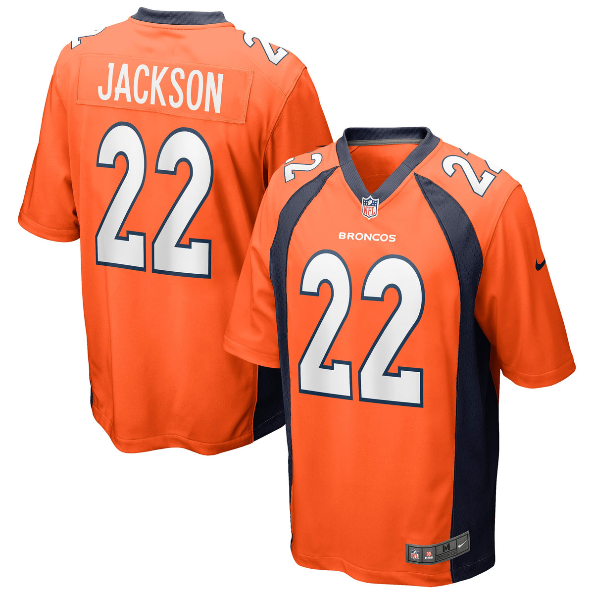 Kareem Jackson Denver Broncos Nike Game Jersey   Orange