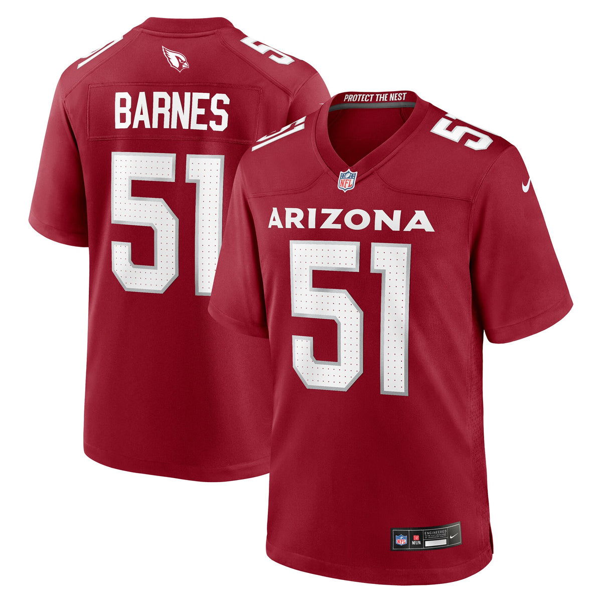 Krys Barnes Arizona Cardinals Nike Team Game Jersey    Cardinal