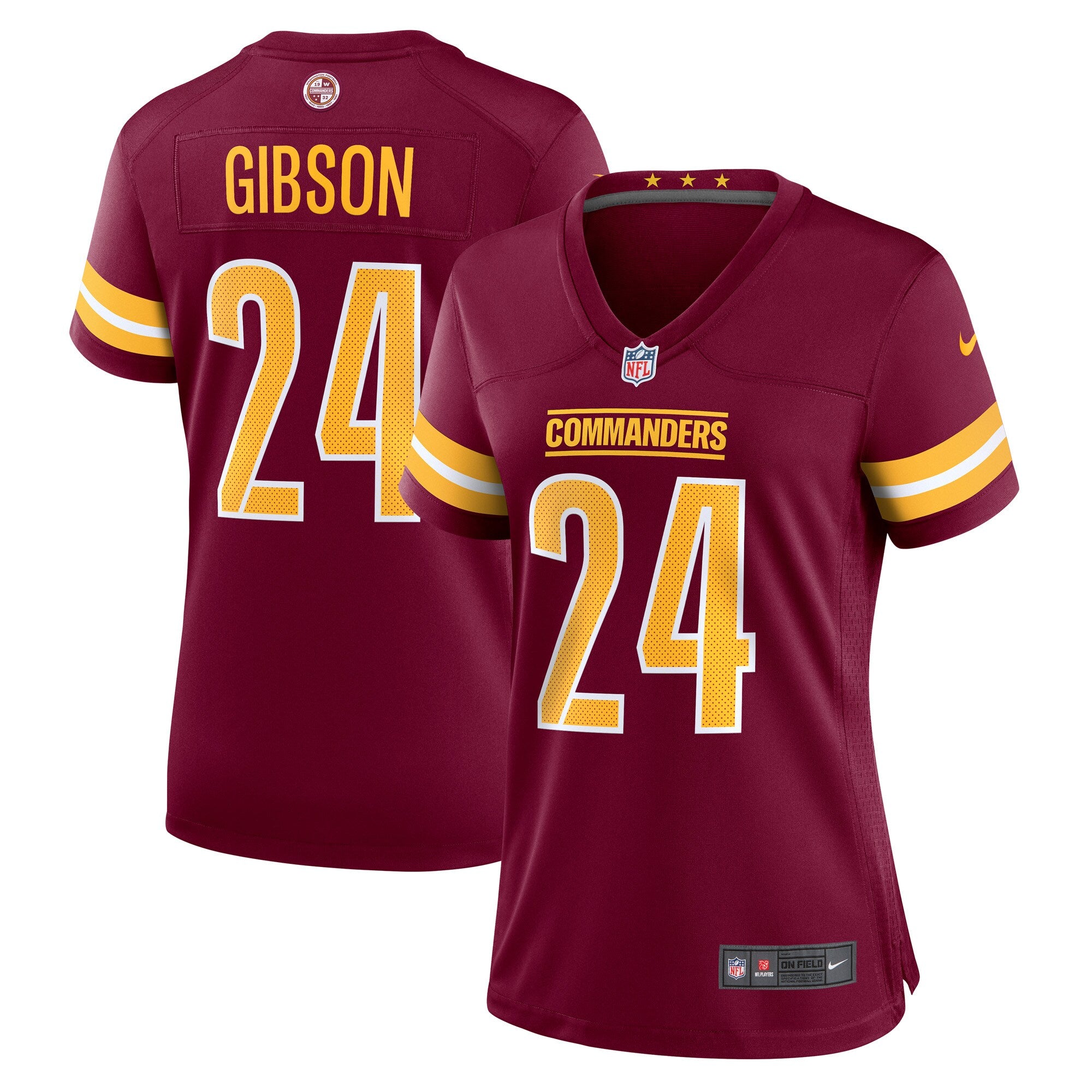 Antonio Gibson Washington Commanders Nike Women s Player Jersey   Burgundy