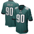 Mike Golic Philadelphia Eagles Nike Game Retired Player Jersey   Midnight Green