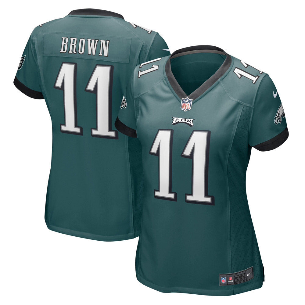 Women s Philadelphia Eagles A.J. Brown Player Game Jersey Midnight Green