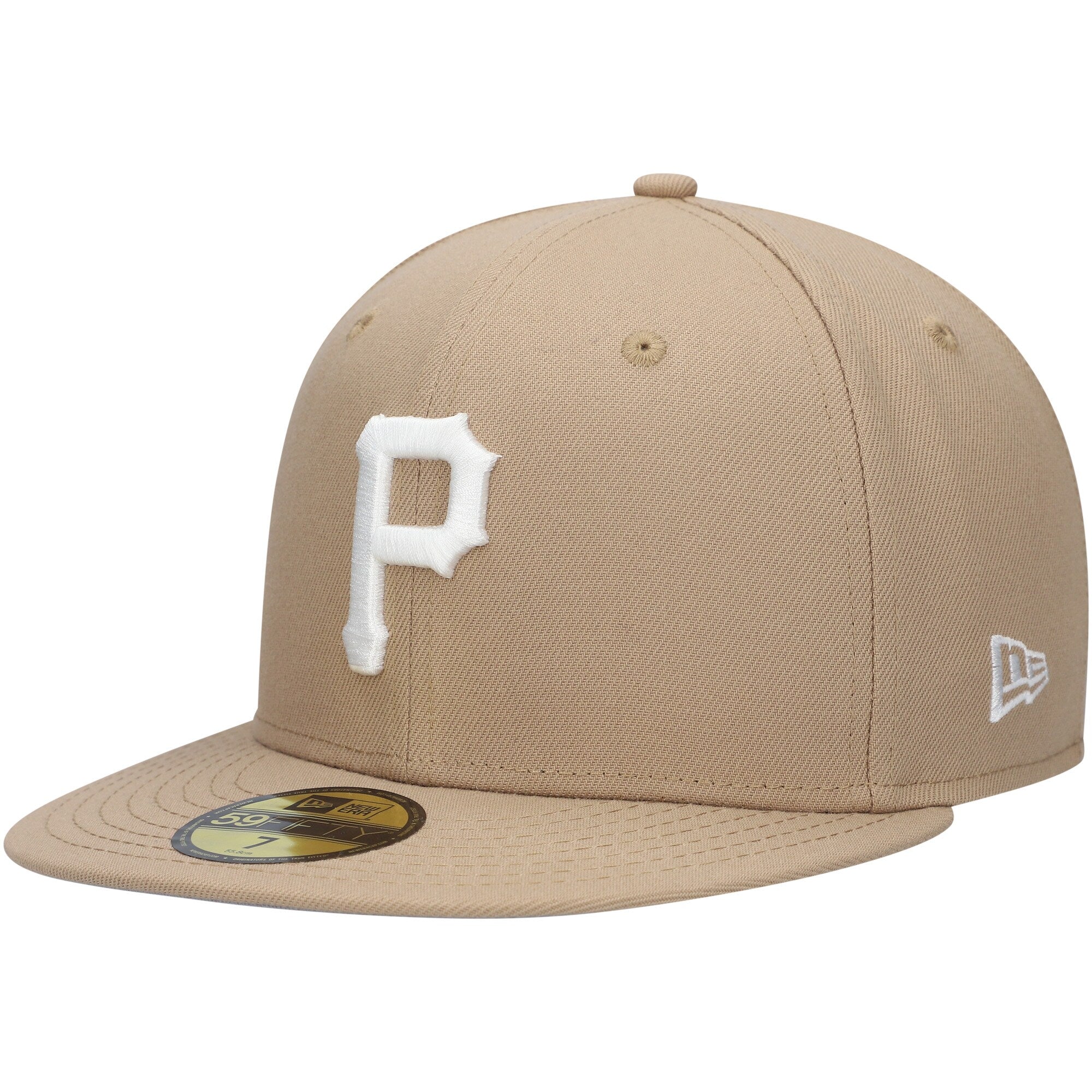 Pittsburgh Pirates New Era 59FIFTY Fitted Hat - Khaki
