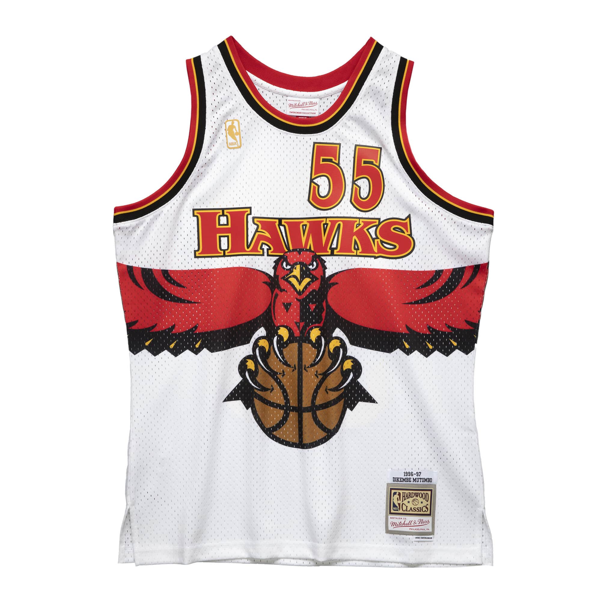 Dikembe Mutombo Atlanta Hawks, NBA Jerseys 1996-97 Swingman Jersey