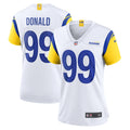 Women s Nike Aaron Donald White Los Angeles Rams Alternate Player Game Jersey
