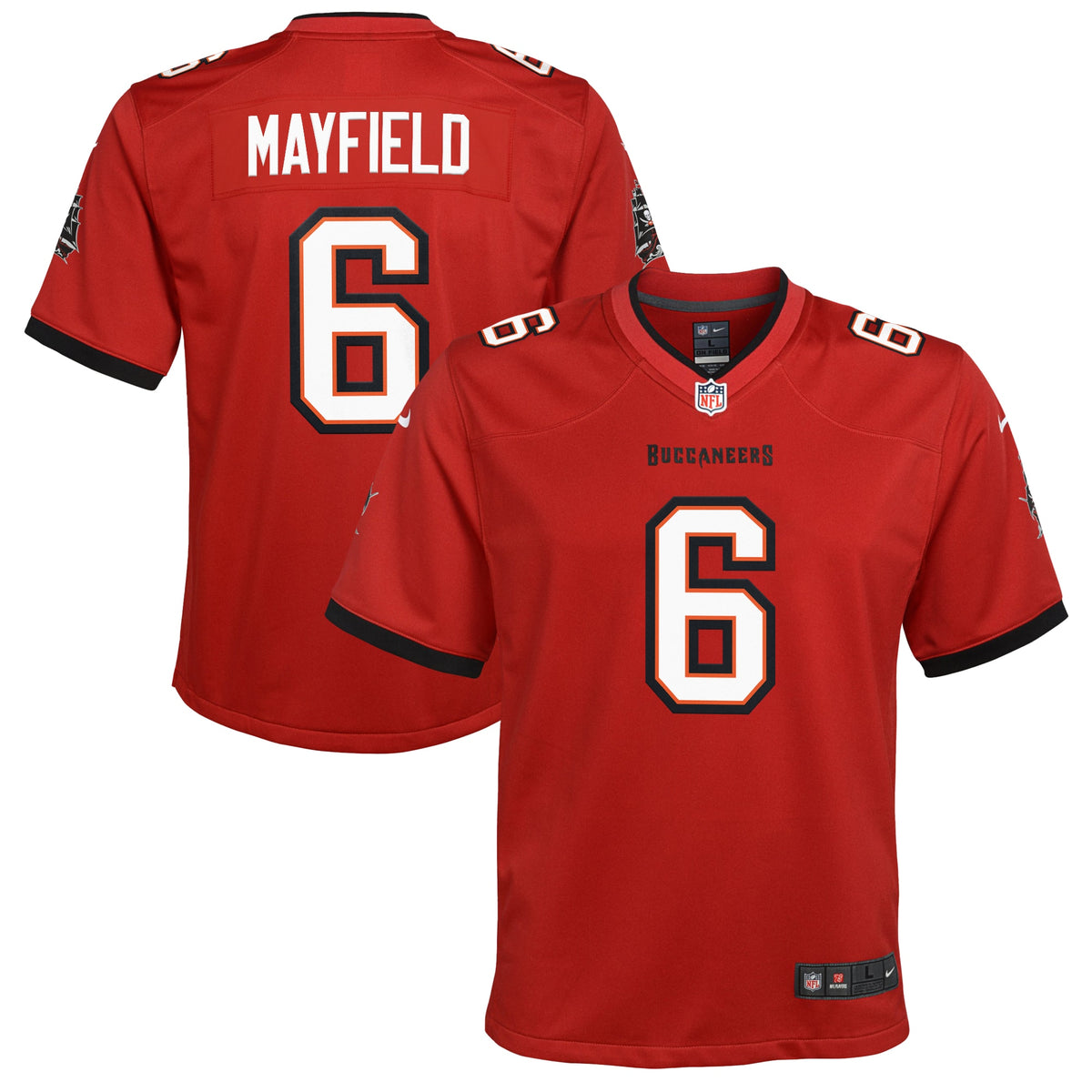 Baker Mayfield Tampa Bay Buccaneers Nike Youth Game Jersey   Red