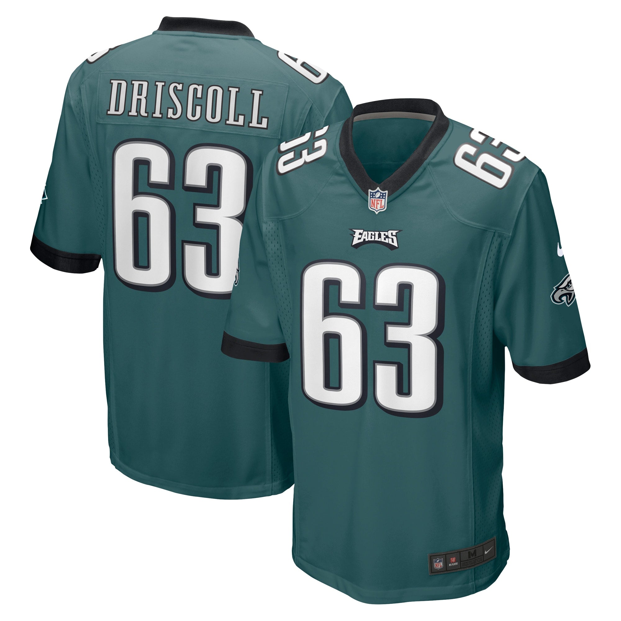 Jack Driscoll Philadelphia Eagles Nike Game Jersey   Midnight Green