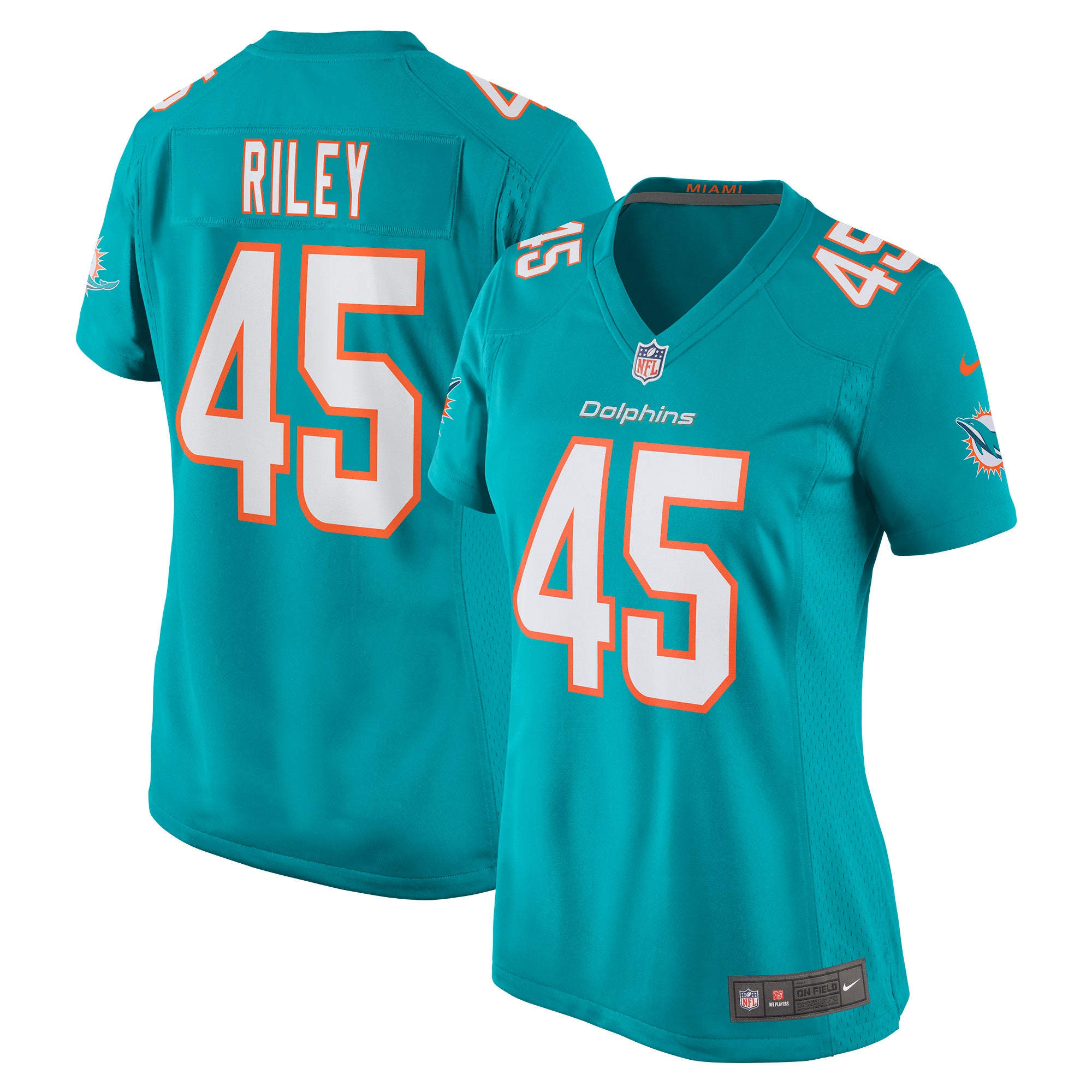 Duke Riley Miami Dolphins Nike Women s Game Jersey   Aqua