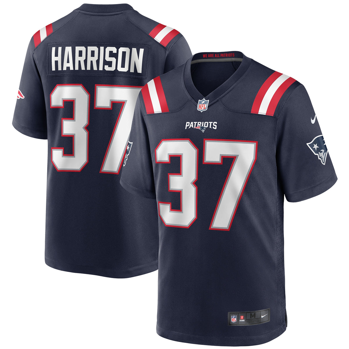 Rodney Harrison New England Patriots Nike Game Retired Player Jersey   Navy