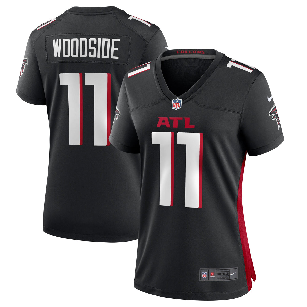Logan Woodside Atlanta Falcons Nike Women s Team Game Jersey    Black