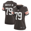 Women s Nike Tyrone Wheatley Brown Cleveland Browns Team Game Jersey